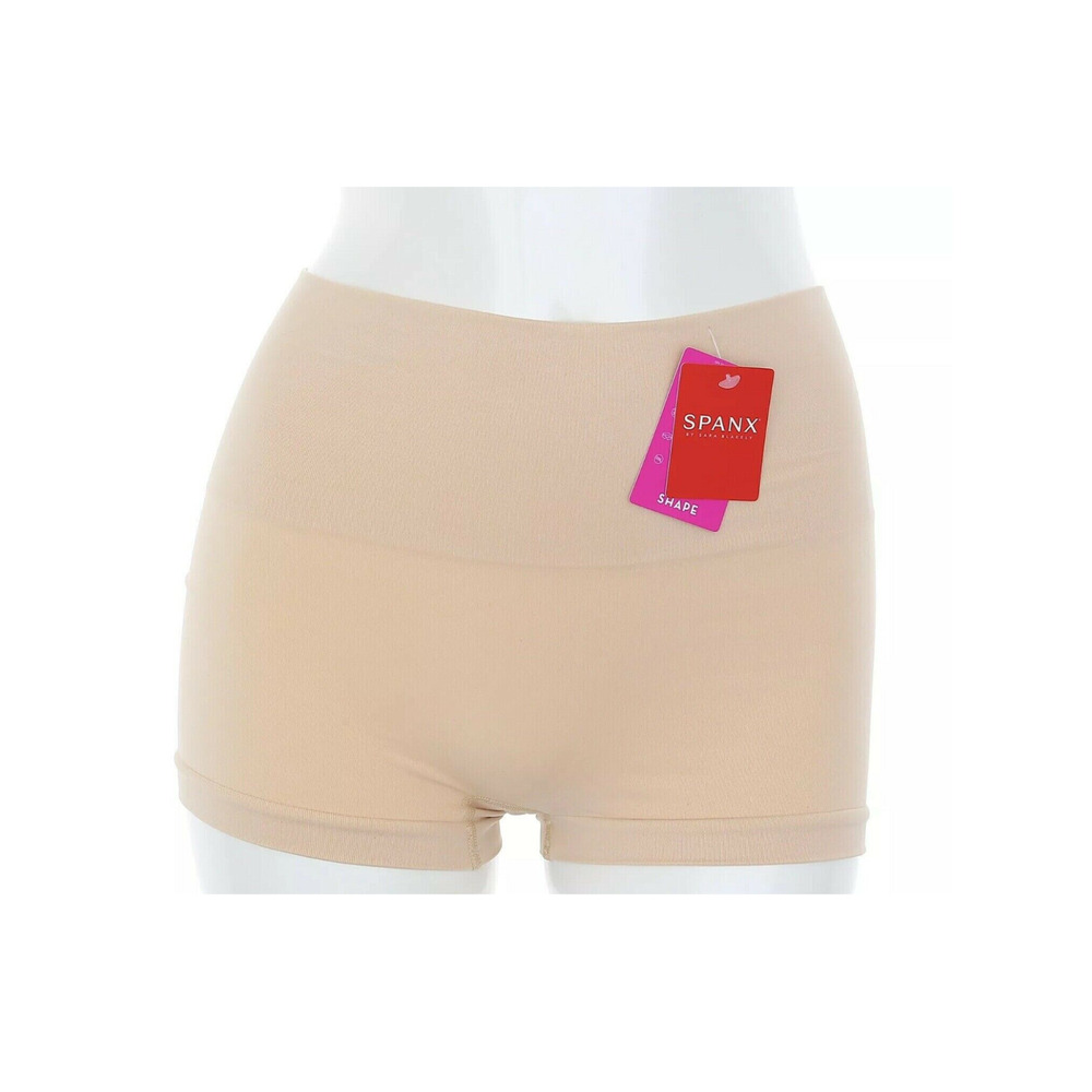 SPANX Women's Soft Nude Everyday Shaping Boyshort Size L MSRP $28